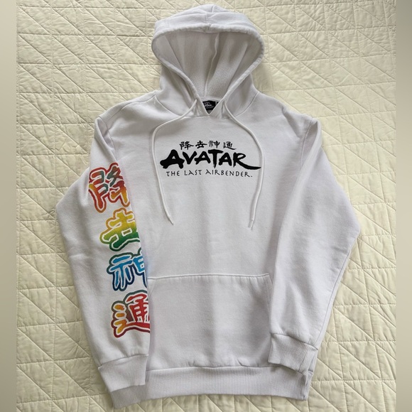 Nickelodeon Other - Avatar The Last Airbender White Graphic Hoodie - Men’s Small